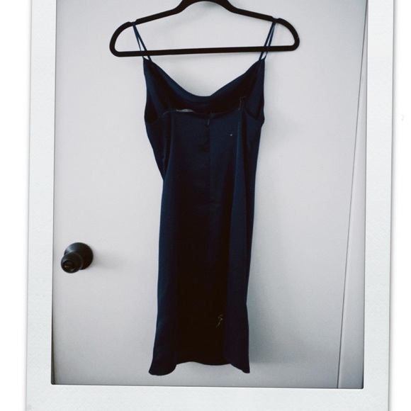 Cowl neck slip dress